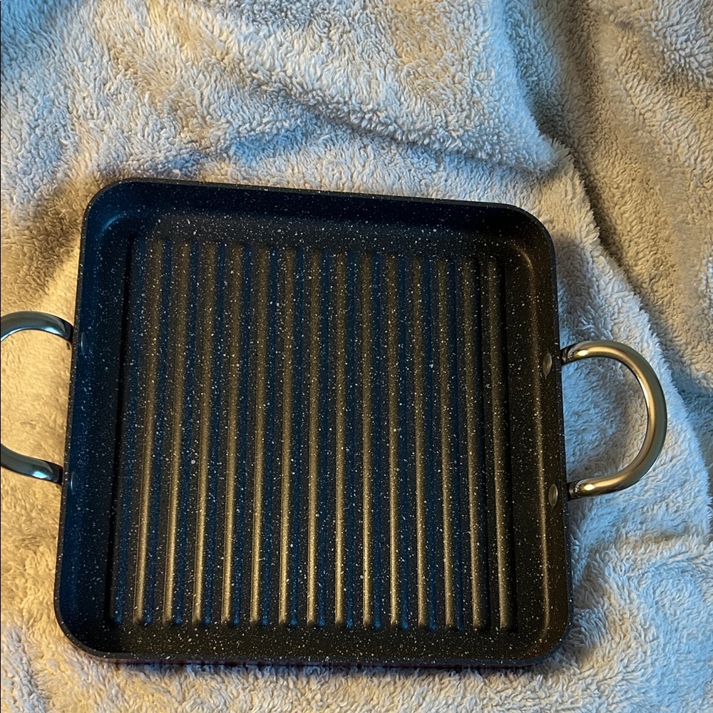 Non-Stick Black Grill Pan with Handles